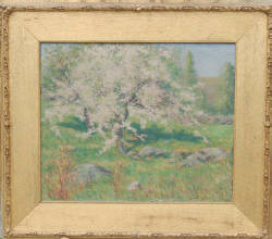 John Leslie Breck - American Impressionist Oil on Canvas - Sold $198,000